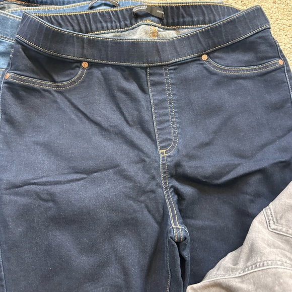 Lot of 6 pairs Size L Simply Vera Wang Jeggings - Picture 5 of 7